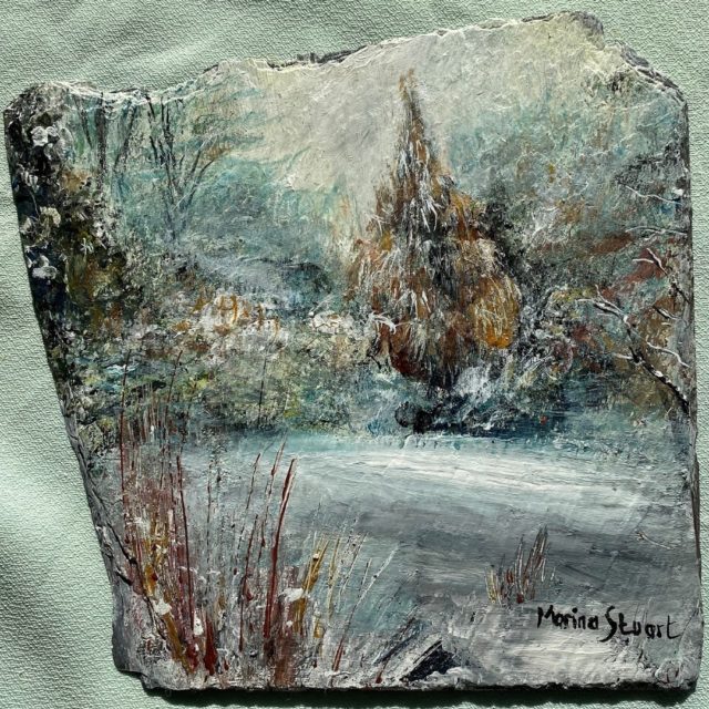 The South of England may not be known for any white Christmases, but when painted in the hands of Marina Stuart, there's always a beauty of the Winter season.

It's even better that Marina Stuart can help you paint similarly stunning artworks, this month in the workshop: 'Paint A Christmas Slate with Artist Marina Stuart'.

Art with a brilliant twist on the typical canvas - we're particularly excited about this workshop.

Places still available. Book now!

📅 December 19th @ 10:00 AM
📍 Hanger Farm Arts Centre, Totton
🎟️ Book tickets here: https://buff.ly/3GjpwuG or call us on 023 8066 7683